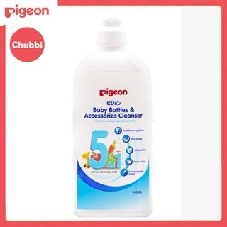 Nước súc rửa bình sữa & phụ kiện pigeon 500ml