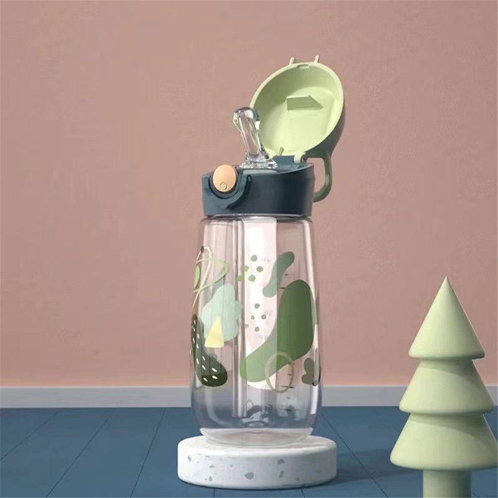 Bình Nước Chất Liệu Tritan Bền Bỉ Họa Tiết Hoạt Hình Cho Bé