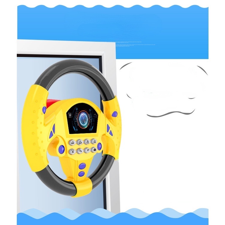 Đồ chơi Zhan Qi Toys vô lăng ô tô có âm nhạc giáo dục sớm cho trẻ em