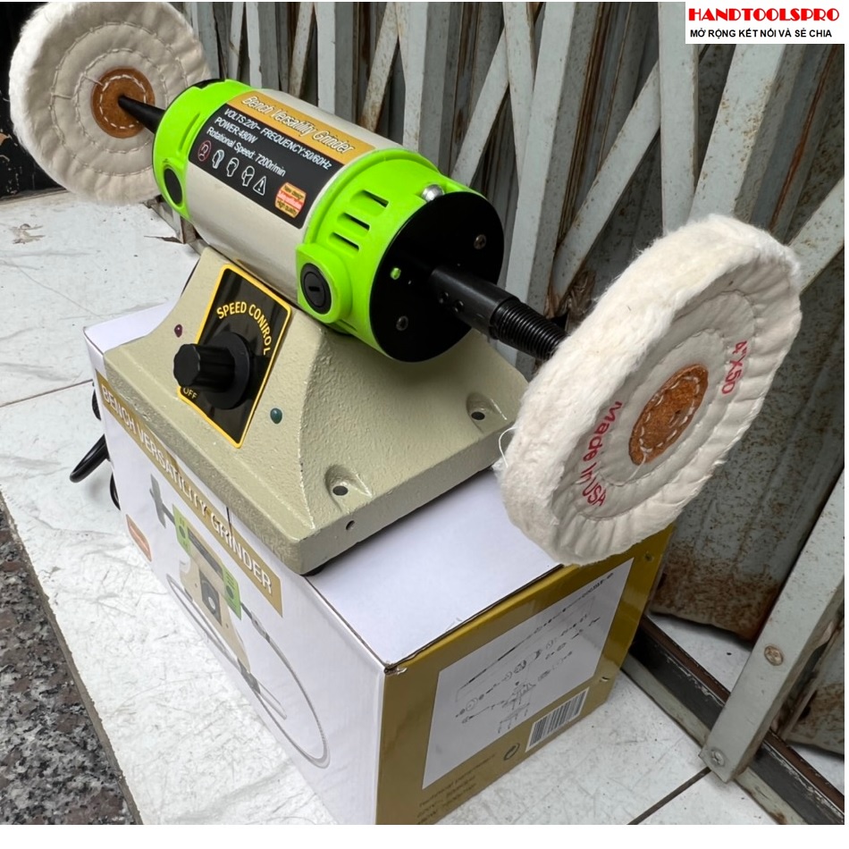 125mm Máy đánh bóng 2 đầu Bench Versatility Grinder BG-3107
