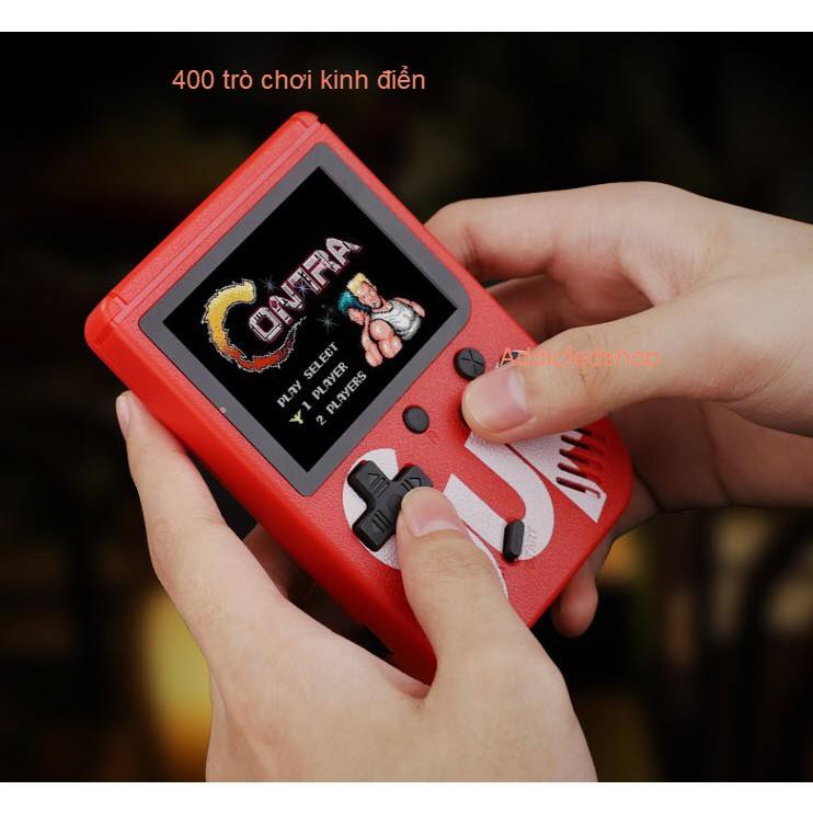 Máy chơi game cầm tay SUP 400 in 1 - điện tử 4 nút, 400 game cổ điển