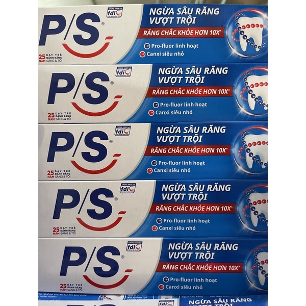 Kem Đánh Răng Ps Ngừa Sâu Răng Vượt Trội 180g tặng tuýp nhỏ 30g