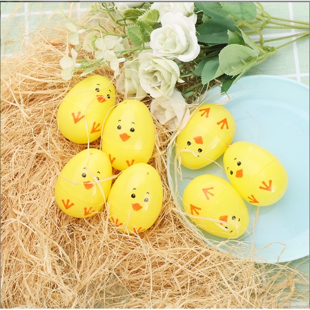 hộp gà trứng vàng HOPN16 đựng bánh thạch đồ trang sức handmade slime