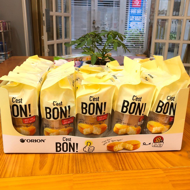 [Combo 20 gói] Bánh ăn sáng sợi thịt gà C'est Bon (5 cái x 17G- Date 03/2020)