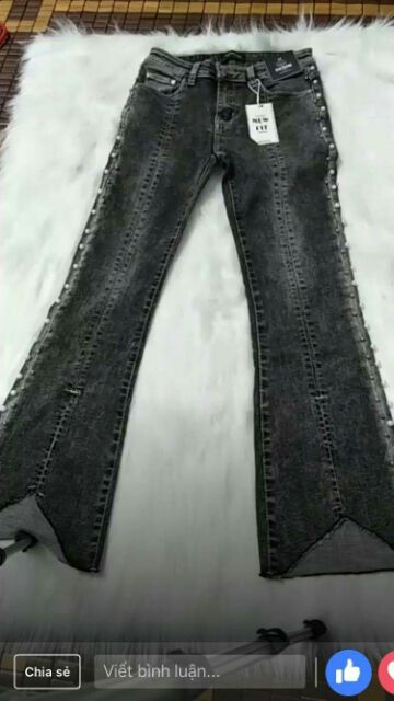 Quần  jean hạt hình  that