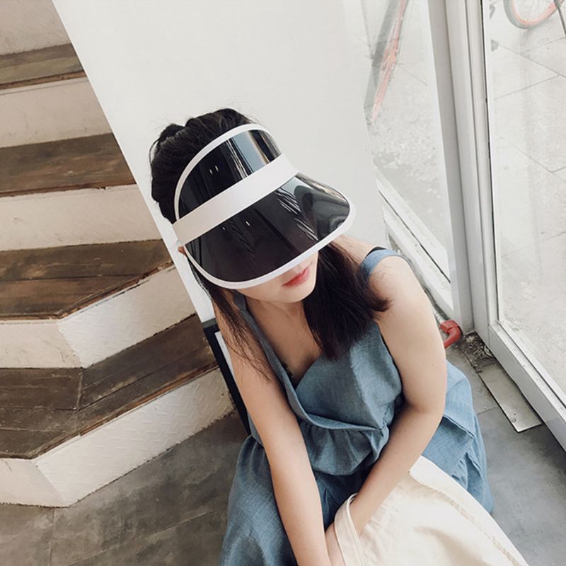 Mũ lưỡi trai chống nắng trong suốt