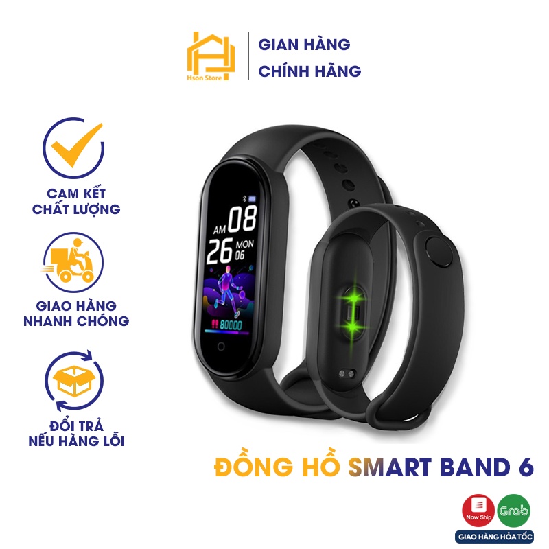 Đồng hồ thông minh đeo tay M6,  kết nối bluetooth, chống nước IP67, đa chức năng, đồng hồ thể thao, theo dõi sức khỏe