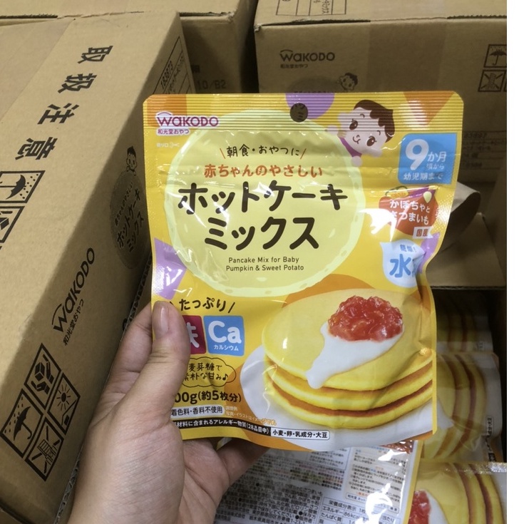 Bột làm bánh Pancake Wakodo (date 2024)