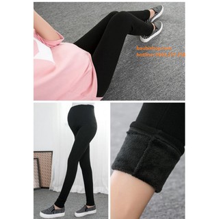 Quần bầu legging lót lông