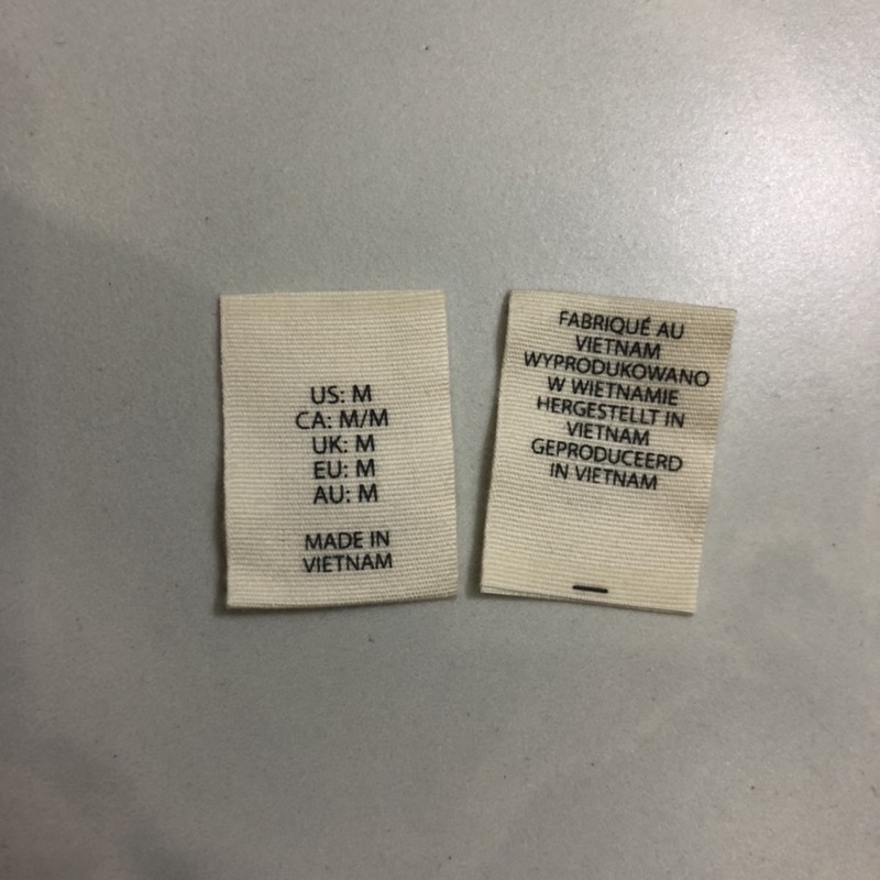 Set 100 Nhãn Chính Cổ Áo  SIGRID OLSEN Canvas Đủ Mẫu Đủ Size Hàng Công Ty