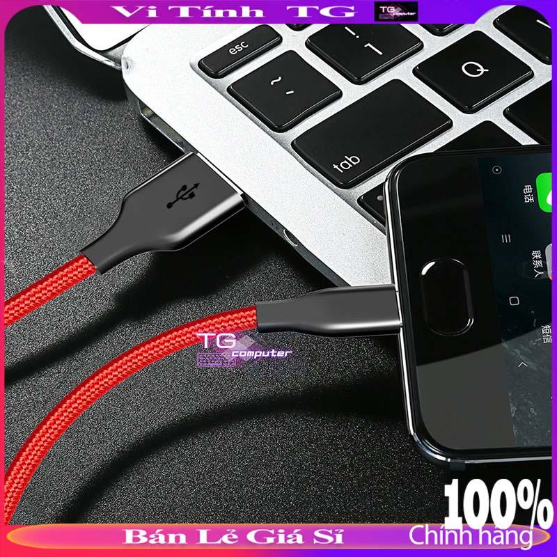 Dây Sạc Nhanh Micro USB,Type-C, ai phôn cực tốt siêu bền, sang trọng Dây sạc bọc vải dù cực kỳ chắc chắn