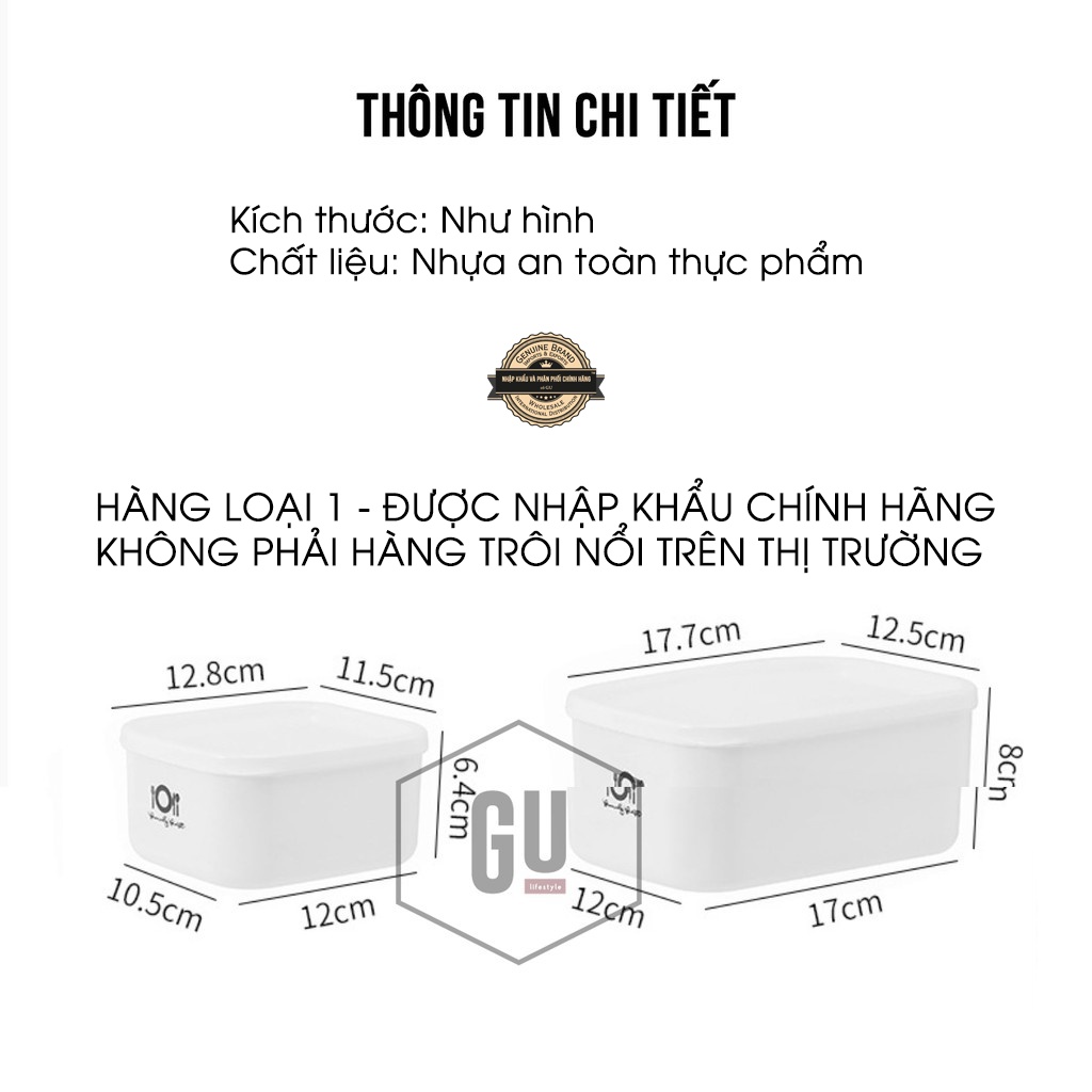 Hộp Đựng Thực Phẩm Tủ lạnh Hộp Bảo Quản Thực Phẩm Có thể sử dụng trong lò vi sóng