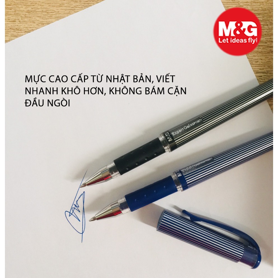 Bút bi mực gel nước AGP 13671  nét 0.7 luyện viết chữ hán