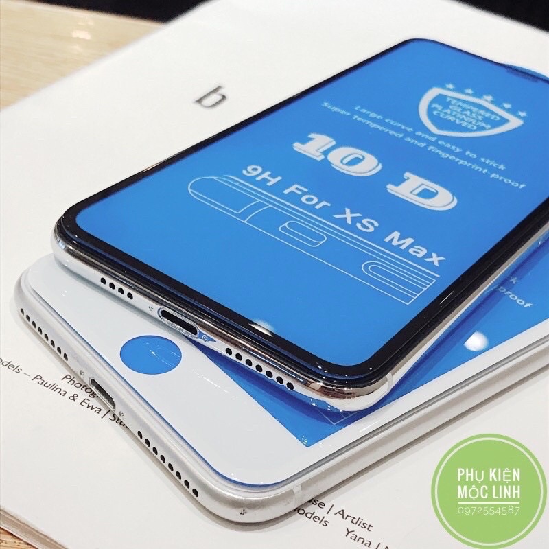 Kính cường lực Iphone full màn nguyên khối cho Iphone 13 | 12 | 11 Pro Max Mini Xs max Xr X 8plus 7 plus 8 7 6plus 6 10D