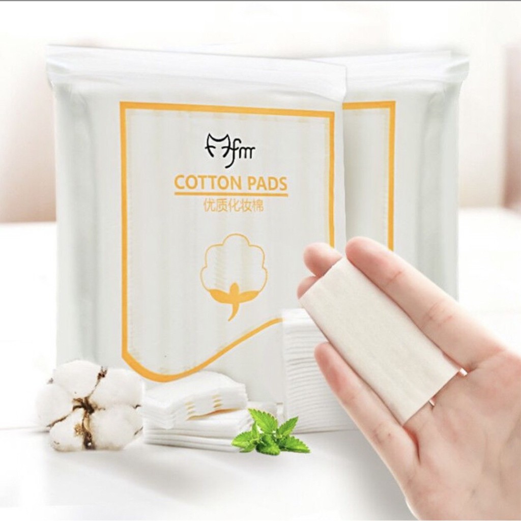 ( Giá Sỉ ) Bông tẩy trang 3 lớp Cotton Pads túi 222 miếng