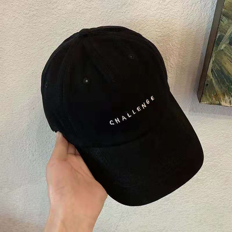 Mũ Lưỡi Trai Cotton Thêu Chữ CHALLENGE Thời Trang Dành Cho Nam Và Nữ
