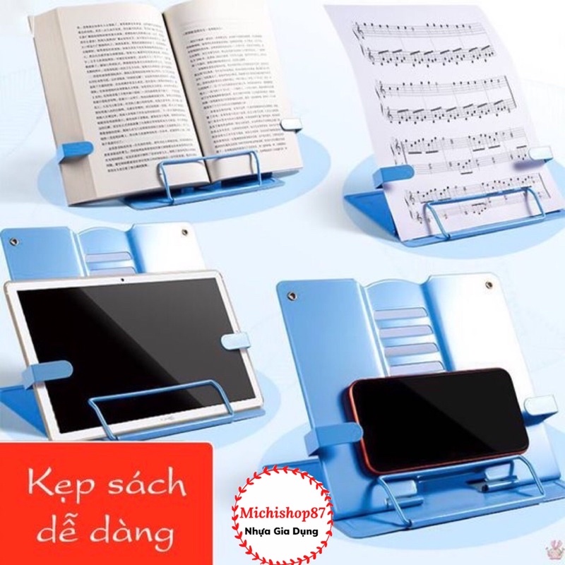 Giá Đỡ Đọc Sách Điều Chỉnh Kích Thước Hokori Nhựa Việt Nhật, Giá Đỡ Điện Thoại, Máy Tính Bảng Đa Năng Chống Cận Cho Bé