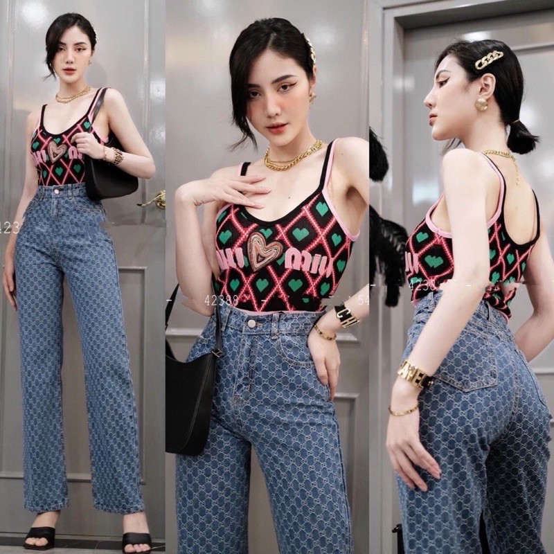 Suông Gucci ống rộng