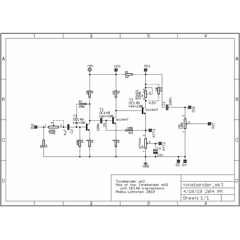 1 Bộ Linh Kiện Bán Dẫn Oc140 Mk3 Cho Đàn Guitar