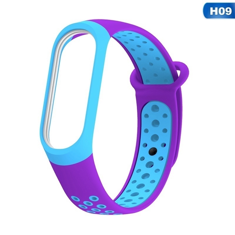 Dây đeo thể thao chất liệu silicone thiết kế độc đáo thay thế chuyên dụng cho xiaomi mi band 3 4