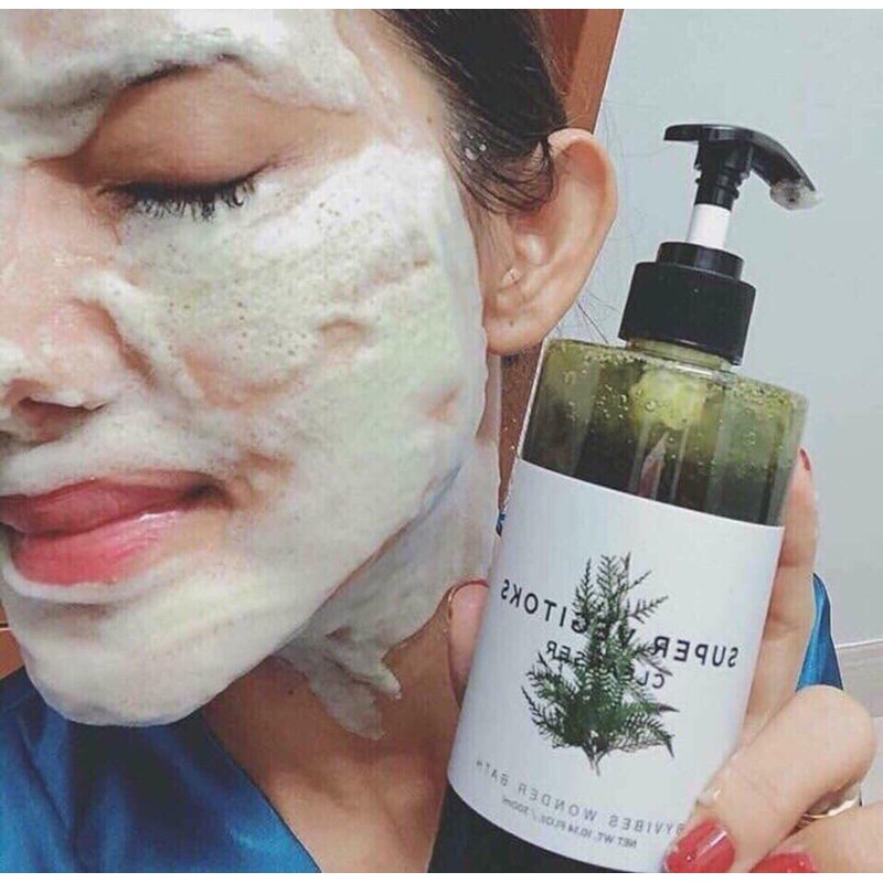 Sữa rửa mặt thải độc rau củ Byvibes Wonder Bath Super Vegitoks Cleanser 300ml | BigBuy360 - bigbuy360.vn