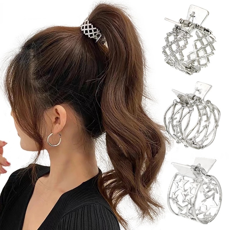 Kẹp Tóc Đính Đá / Ngọc Trai Nhân Tạo Xinh Xắn Thời Trang