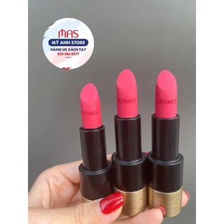[ CHÍNH HÃNG ]  Son lì Hermes Matte 70 rose Indine - Hồng sen