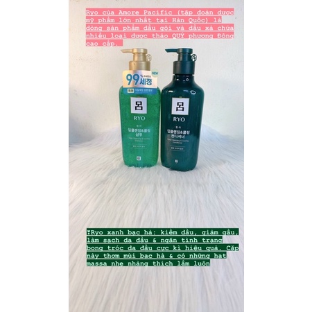 Set Dầu Gội Xả Ryo