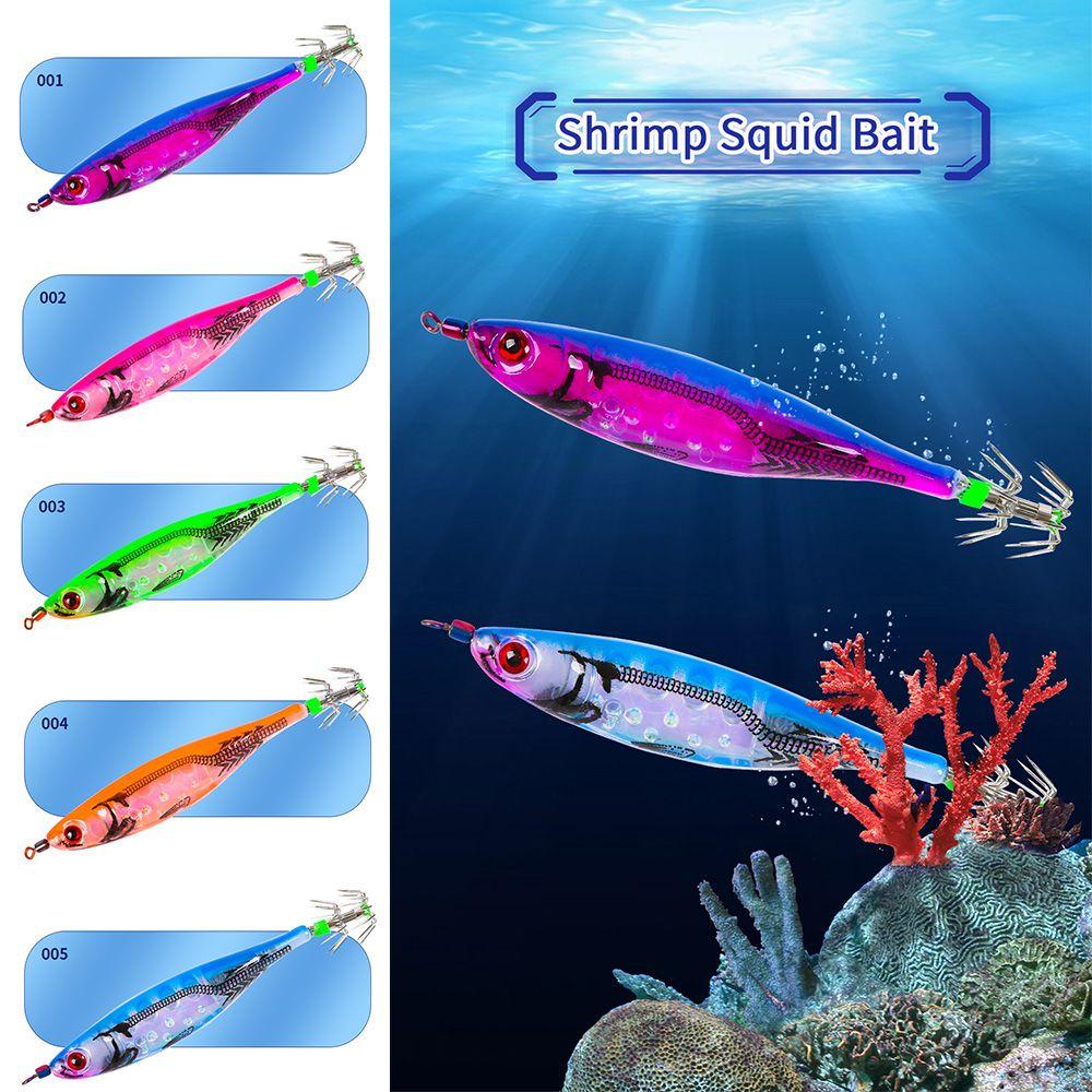 Mồi Câu Cá Hình Tôm Dạ Quang 10cm 8.8g Bằng Gỗ
