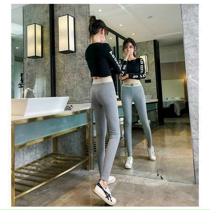 Quần legging lót lông BB, giữ ấm cực tốt, form đẹp mặc được tất cả các loại áo Bống Chic