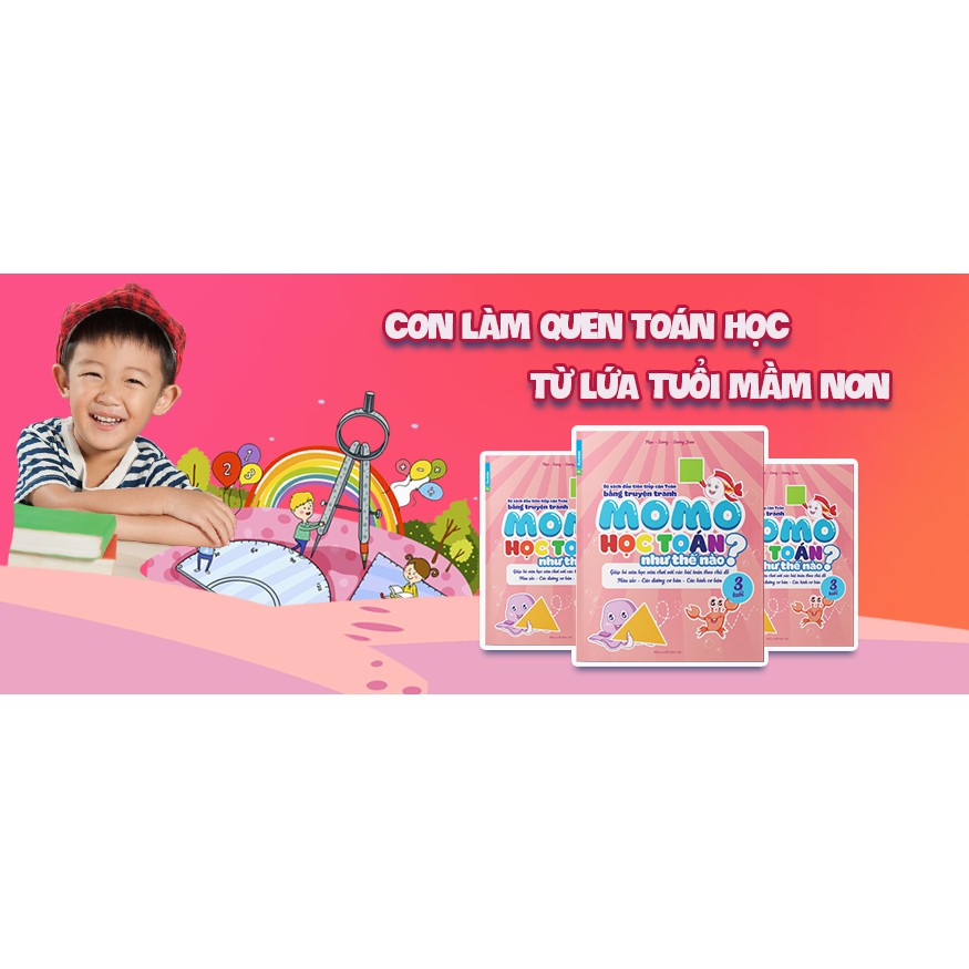 Sách Momo Học Toán Như Thế Nào 3 Tuổi