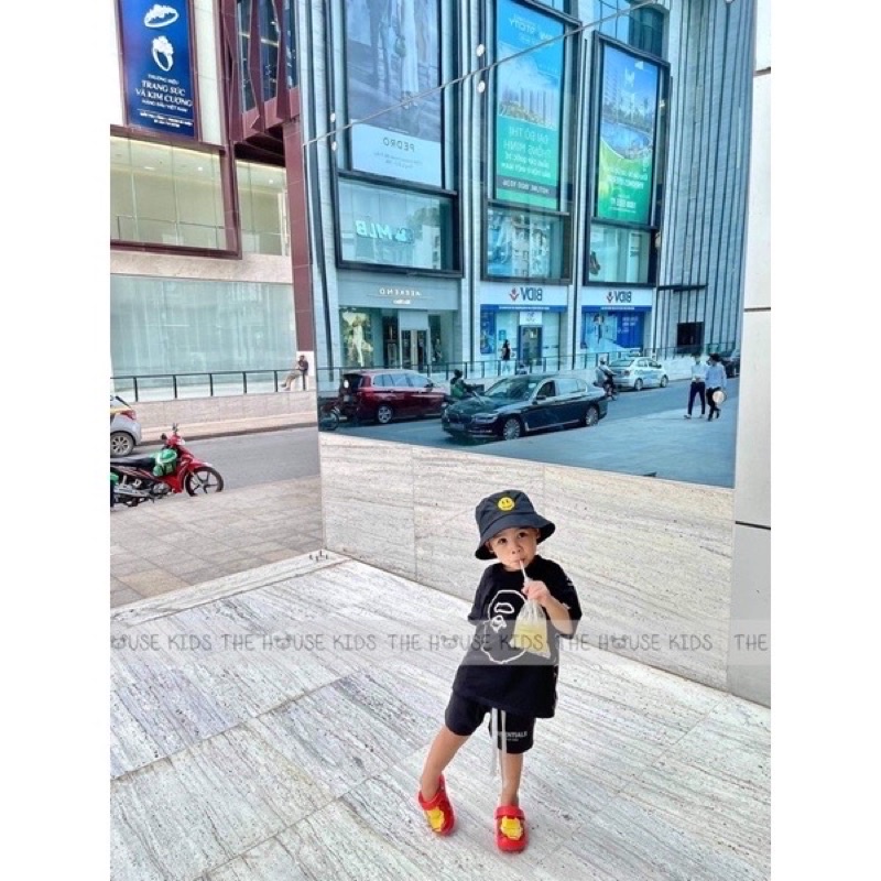 Quần Đùi Bé Trai THE HOUSE KIDS Cao Cấp Có Dây Rút