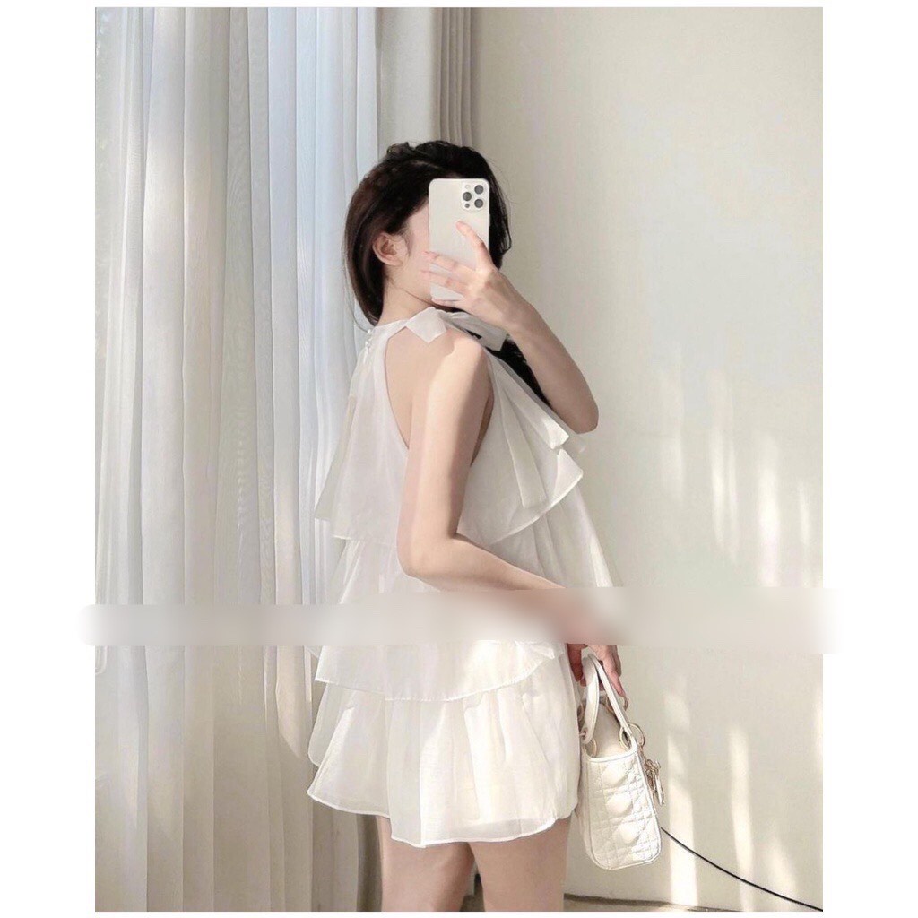 Áo voan tầng mềm mại xinh xắn đáng yêu cho nữ