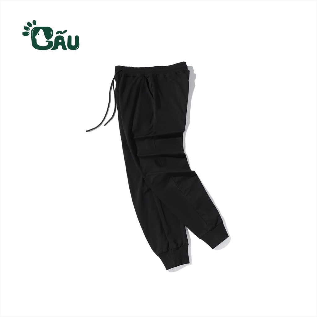 Quần jogger nam Gấu 194 TRƠN NAM - NỮ vải  dày dặn, co giãn - form slimfit | BigBuy360 - bigbuy360.vn