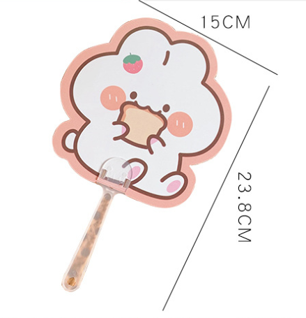 Quạt Nhựa Cầm Tay Mini Kiểu Dáng Hoạt Hình Dễ Thương | BigBuy360 - bigbuy360.vn