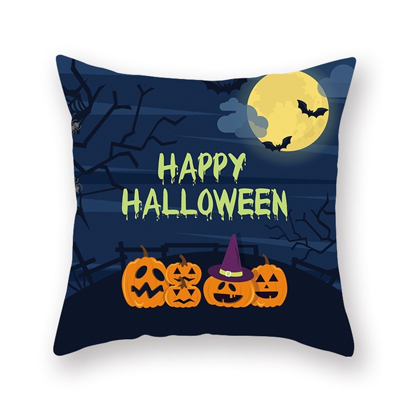 Vỏ Áo Gối Sofa Trang Trí Phong Cách Halloween