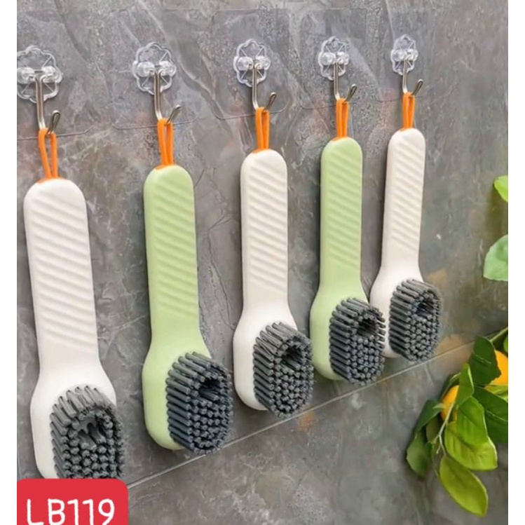 Bàn chải lông mềm có chỗ đựng xà phòng đa năng