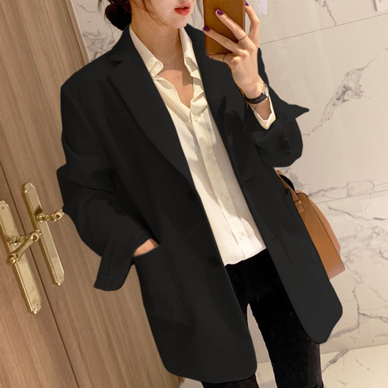 (Hàng Đẹp)Ảnh thật 4 hình cuối-HC098.Áo blazer phong cách Hàn Quốc chanh xả | BigBuy360 - bigbuy360.vn