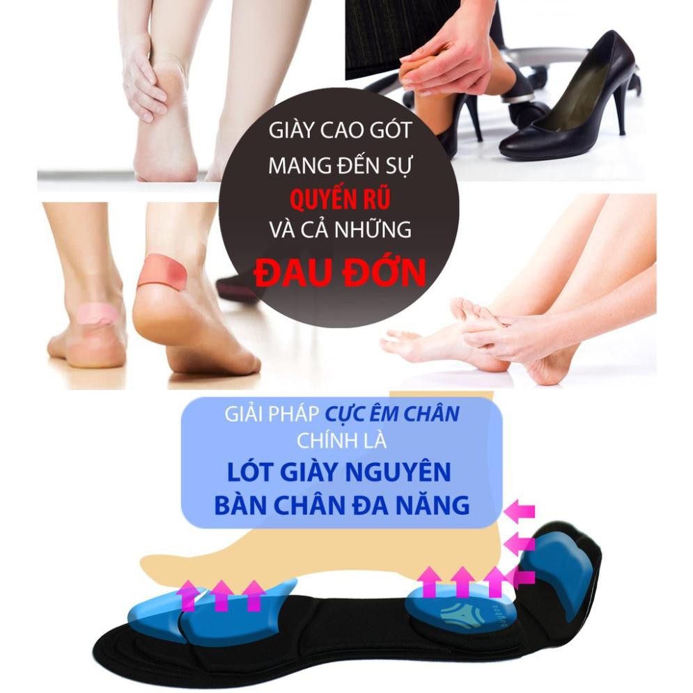 LẺ=SĨ RẺ VÔ ĐỊCH Cặp miếng lót gót giày rộng cao cấp NAM NỮ cho giày bị rộng, giúp giảm size chống rộng chống đau chân