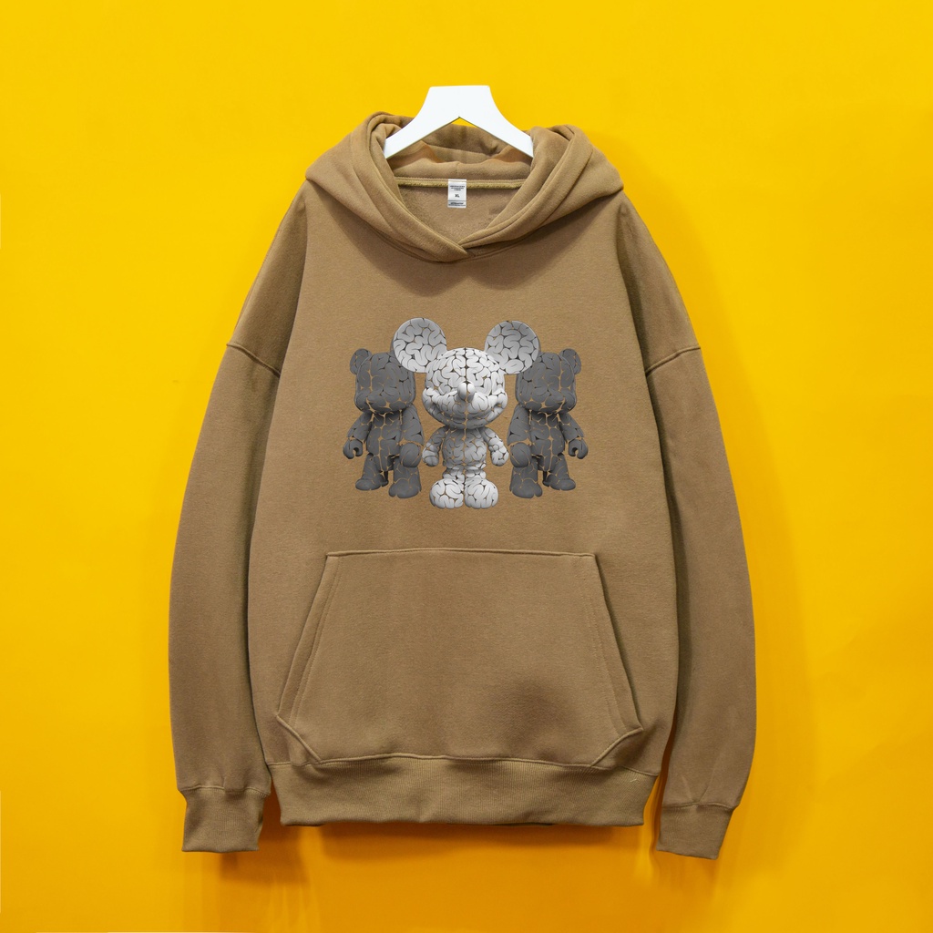 Áo nỉ HOODIE 3 BEABRICK Dogo shop ,Áo hoodie nỉ bông cotton unisex