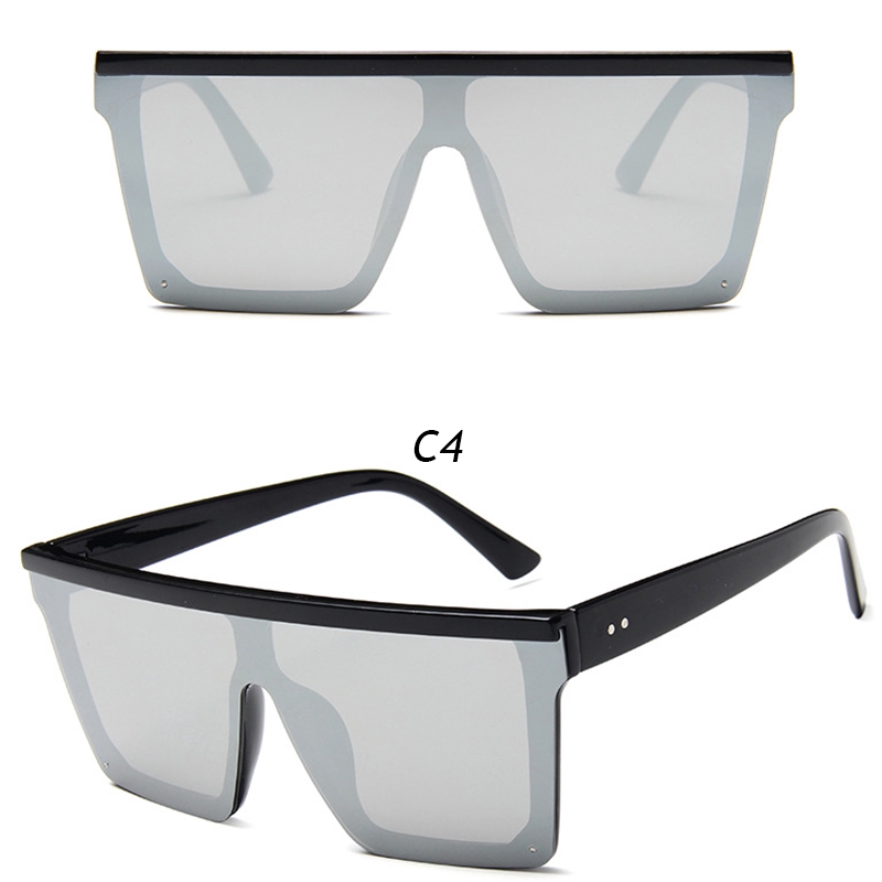 Kính Mát Gọng Vuông Chống Tia Uv Thời Trang Cho Nam Nữ