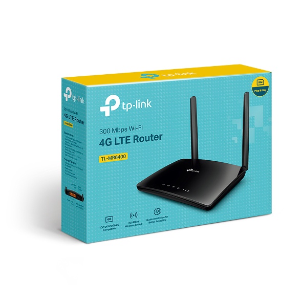 Bộ phát Wifi TPLink TL-MR6400 4G Lte 300Mbps - Hàng chính hãng