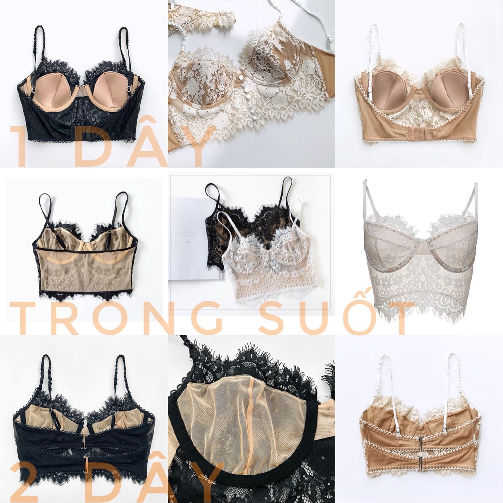 Áo Bralette Ren Mỏng Cao Cấp - Kim Linh Shop