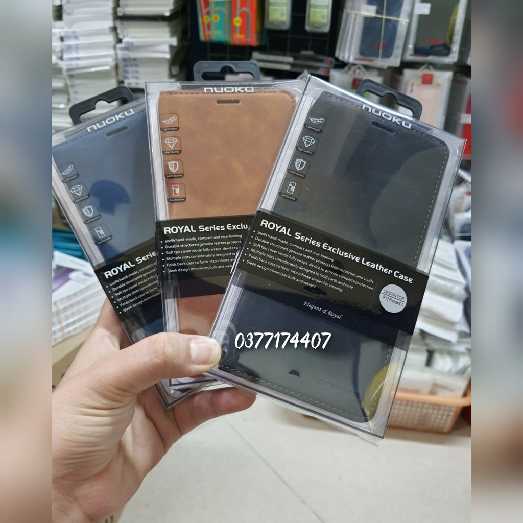 Bao da Nuoku dạng ví cho iPhone 12 Pro Max/ 12 Pro/ 12/ 11/ 11 pro/ 11 Pro max/ Xs Max/ XR/ XS/ 7+/ 8+/ SE/ 6/ 6 Plus | BigBuy360 - bigbuy360.vn