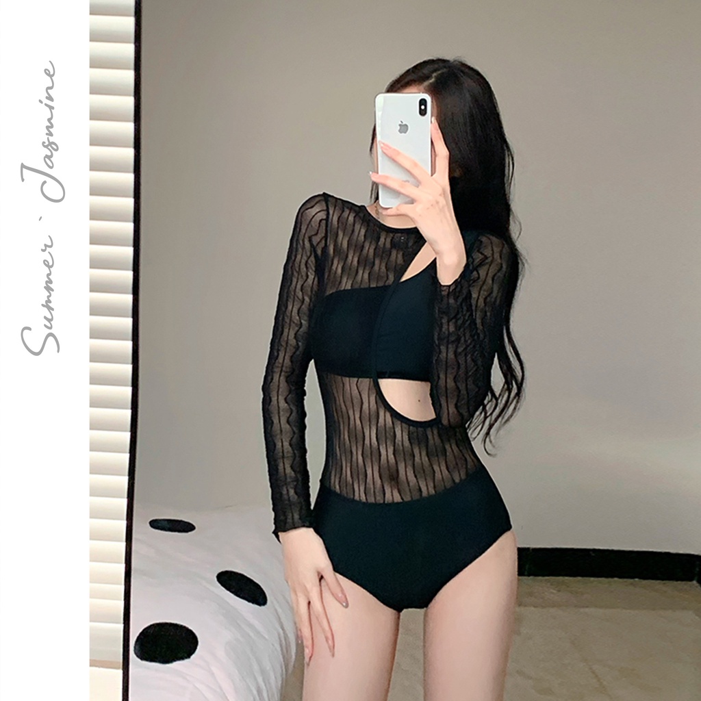 Đồ Bơi Một Mảnh Tay Dài Quyến Rũ