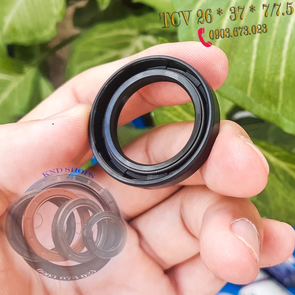 Phốt dầu SOG TCV 26*37*7/7.5 | TCV 28*40*7/7.5 Phớt chặn dầu chuyên cho bơm thủy lực các loại xe cơ giới | KND Shop