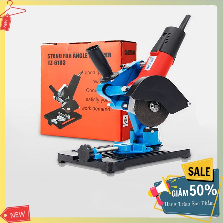 Bộ đế kẹp chuyển máy mài cầm tay sang máy cắt mini tiện dụng, đa năng