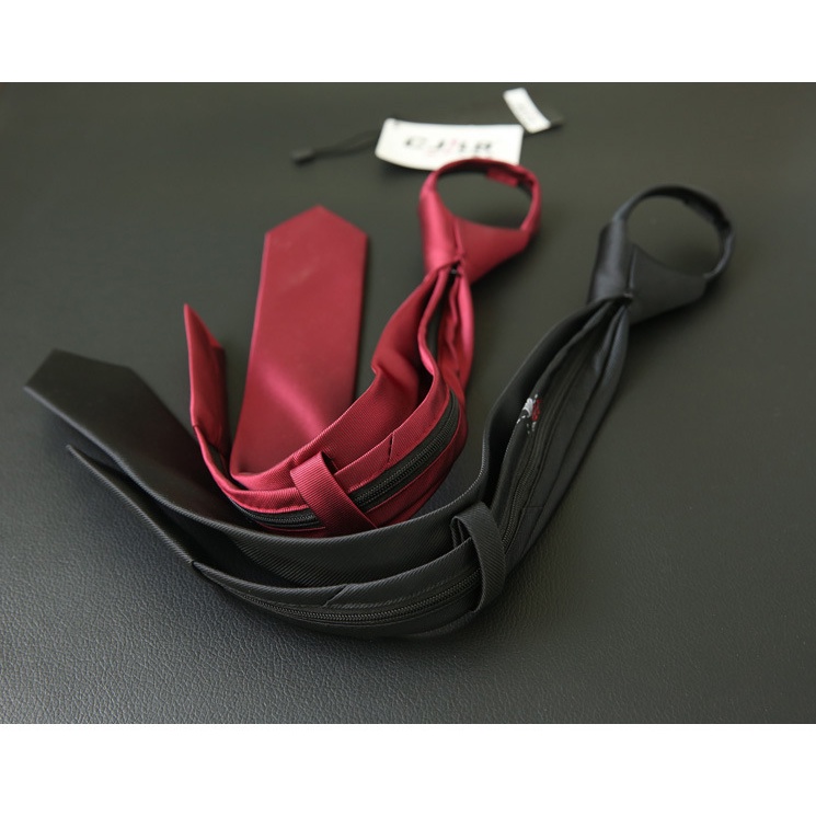 Cà vạt Nam bản nhỏ 5cm thắt sẵn thời trang cao cấp, cravat phong cách Hàn Quốc, Cavat dự tiệc, calavat sinh viên