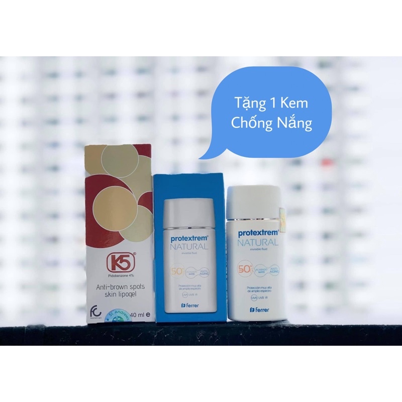 Kem giảm Tàn Nhang K5 Lipogel 40ml- Cryolaser 20ml