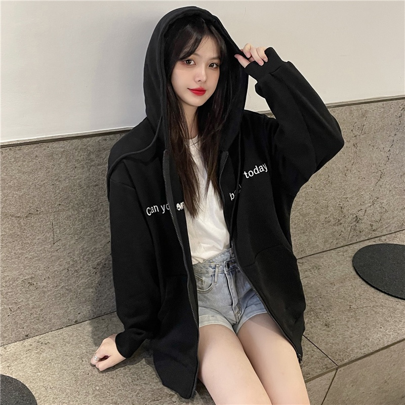 SUXI Áo Khoác Cardigan Tay Dài Dáng Rộng Thêu Họa Tiết Thời Trang Xuân Thu Cho Nữ